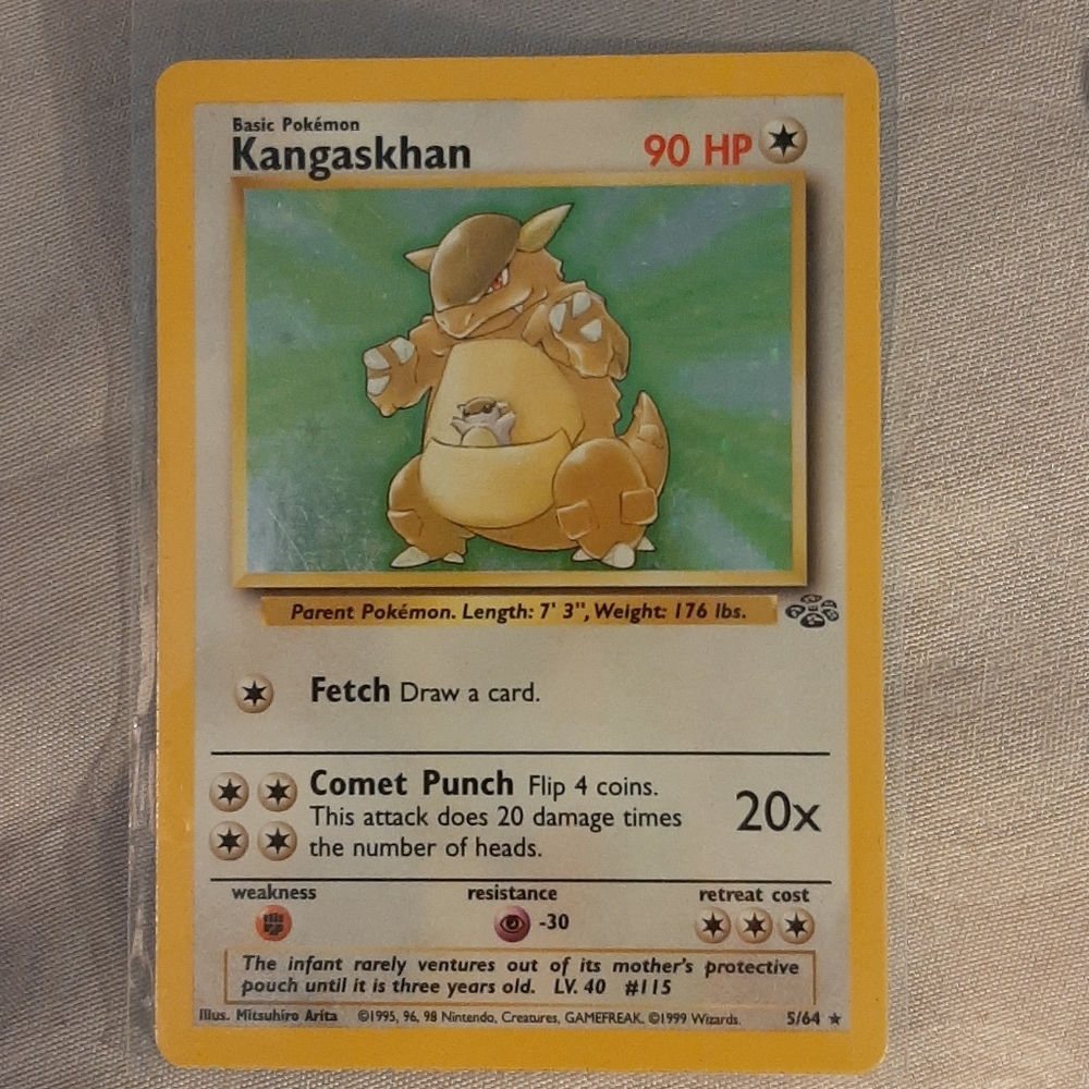 Pokemon Card Kangaskhan (HOLO)